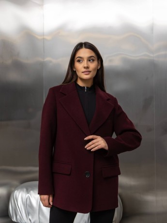 Mango cashmere coat-jacket black