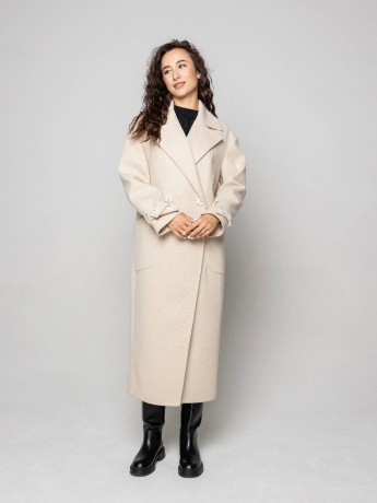 Sophie long coat with patch pockets - kovash.com.ua 