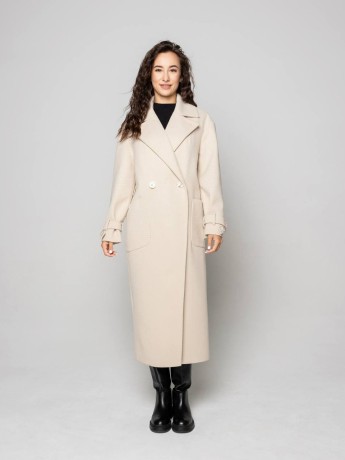 Sophie long coat with patch pockets - kovash.com.ua 