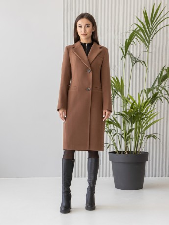 Women's Slim-fit Midi Length Cashmere Coat