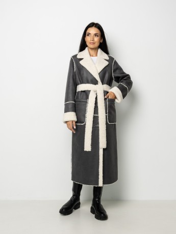 Двухсторонняя дубленка Эскимо из экокожи - kovash.com.ua 