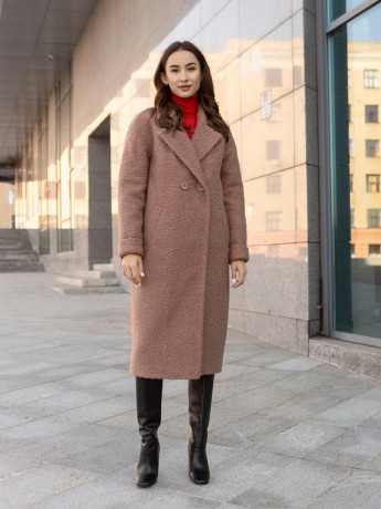 Marseille winter coat made of bouclé fabric