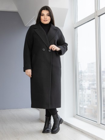 Winter long cashmere coat Provence