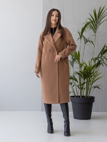 Women's loose-fitting Marseille cashmere coat