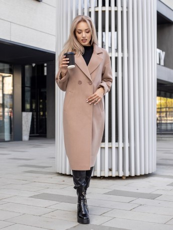 Women's loose-fitting Marseille cashmere coat