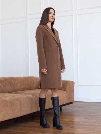 Lelya cashmere half coat