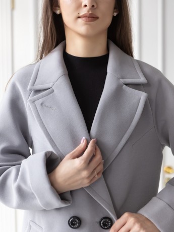 Зимове кашемірове пальто Прованс лід в довжині міді - kovash.com.ua 