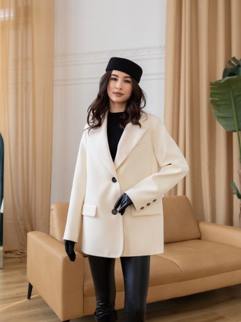 Mango cashmere coat-jacket