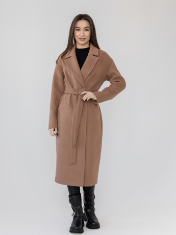 Tango long winter cashmere coat with loose fit