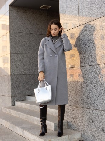 Women's loose-fitting Marseille cashmere coat