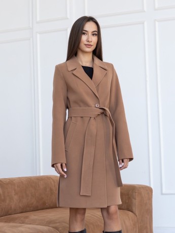 Lelya cashmere half coat