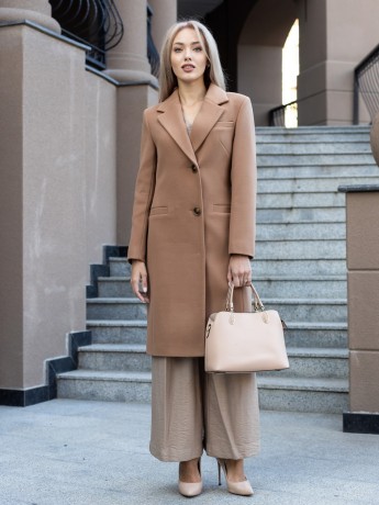 Women's Slim-fit Midi Length Cashmere Coat