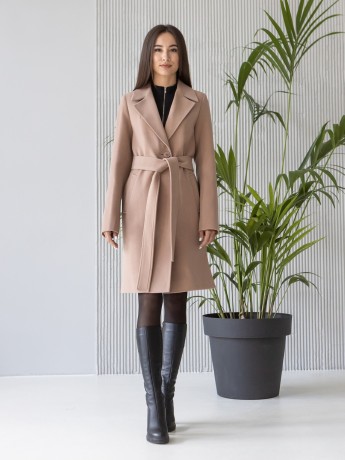 Lelya cashmere half coat