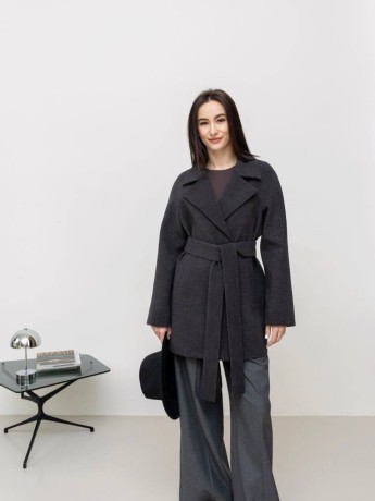 Short demi-season coat 
Milanka made of cashmere