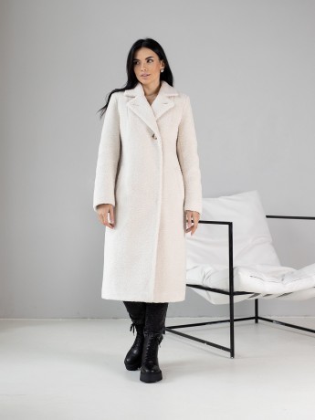 Mlada winter coat made of Teddy fabric