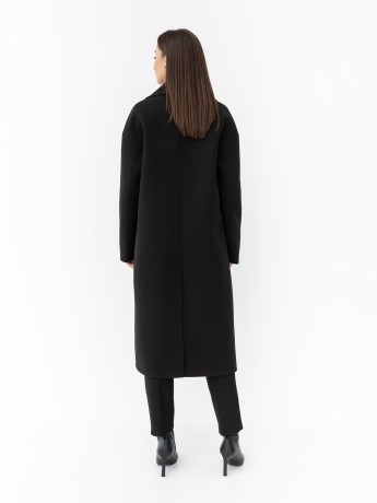 Пальто оверсайз Бруклін чорний - kovash.com.ua 