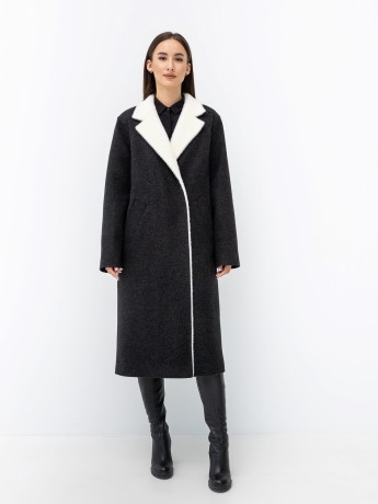 Tiffany melange winter coat - kovash.com.ua 